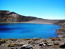 Blue lake