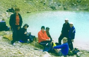 Lunch at the Emerald lakes