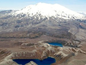 View down to tama lakes